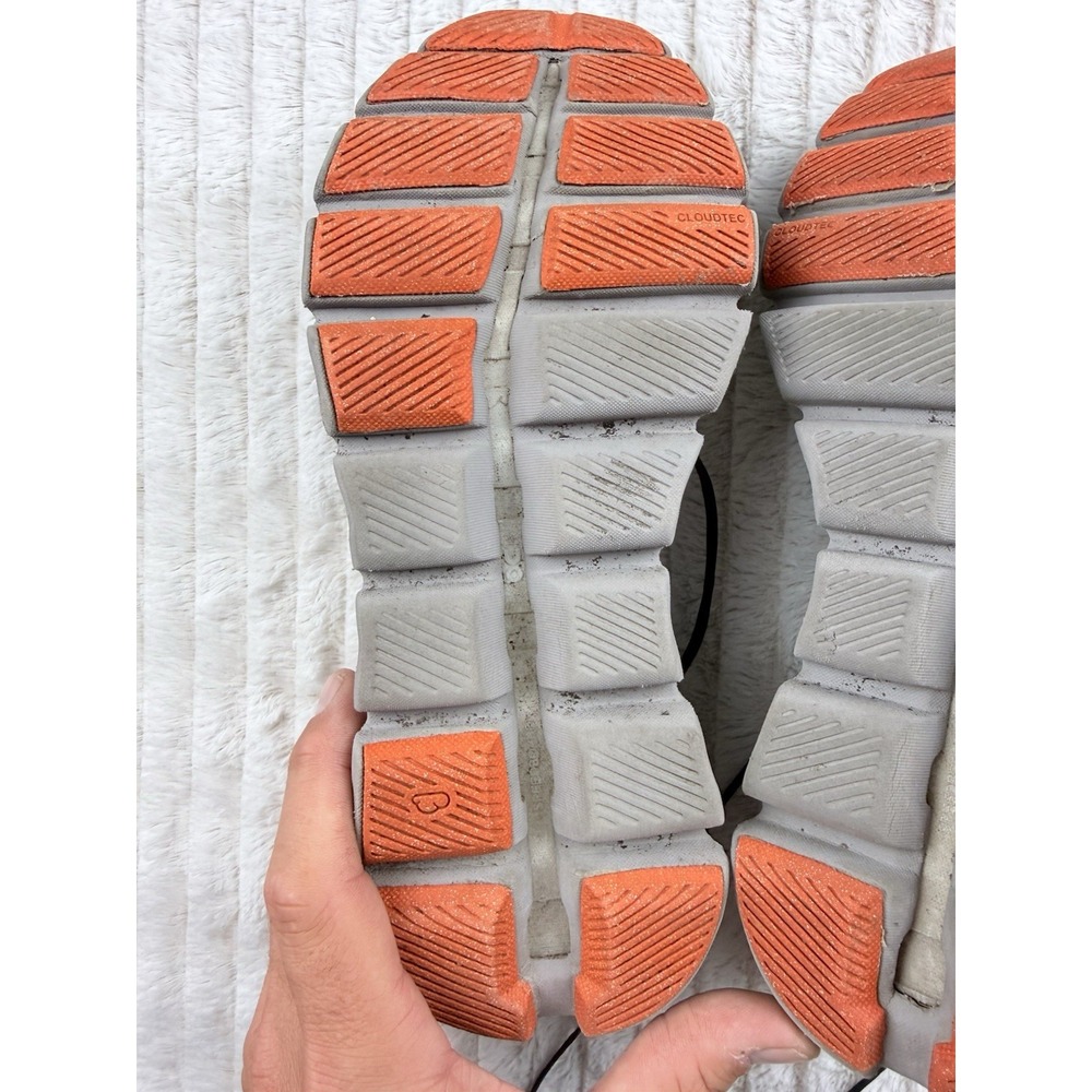 On Cloud Shoes X Shift Men's Size 8.5 Gray Alloy Red Running Hiking Sneakers - Picture 14 of 16